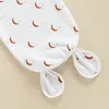 Newbornable Baby Sleeping Bag со шляпу 2 шт. Sun Moon Print Printdle Wrap Knot Малыш Мультфильм Спящие Мешки SCHARK Photography SPORM M4056