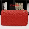 Evening Bags Luxury Women's Handbag Top Quality Fashion Casual Plaid Chain Shoulder Bag Cowhie And Lambskin Classic Designer Flap