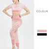 Tracksuits Designer yoga wear Womens Suit Gym outfits Sportswear Fitness Align pant Leggings workout set tech fleece Active woman sexy t shirts new style for girls