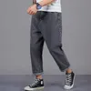 Classic Business Męskie Dżinsy Casual Harlan Spodnie Duży Rozmiar Odzież dla 140 kg Grube Mężczyźni Pantalons de Grande Taille Wall Hommes