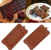 Cavidade Break-Apart Bajeta de Mold de Chocolate Bandeja de Non-Stick Silicone Proteína e Energia Bar Candy Moldes Alimentares SN2841