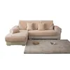 Tjock plysch soffa täcker super mjuk glidande soffa sits kudde fast färg hörn bäddsoffa handduk möbler skyddslipning 1 st 211102