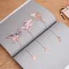 Bookmark Chinese Tassel Hollowed Book Clip With Box Pagination Mark Stationery School Office Supply