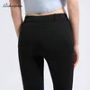 Rihschpiece outono plus tamanho 5xl legging calças punk jeggings preto moda bolso alto cintura legging calças rzf1497 211221