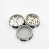 Akcesoria do palenia Tobacco Grinder Chip Cztery Warstwy Przenośne Fast Smoking Tools Creative Metal + Plastic YHM259-ZWL