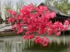 Ein Meter langer Blumenstrauß Drei Niederlassungen Sigel-Layer-Blütenblätter Niedrigster Preis Künstliche Kirschblüten-Hochzeitsdekorationen Silk Sakura