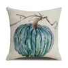 Cumpkin Linen Pillow Case Halloween Cantgiving Cushion for Home Car Sofa Decoration 4 Colors HH21-478
