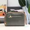 fashion men camera bag black gray green ray Laser bags designer trio messenger duo clutch man handbag cross body outdoor envelope purse