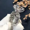 Bague en diamant de laboratoire Vintage 10ct, en argent sterling 925, bague de fiançailles, de mariage, pour femmes, bijoux de fête de doigt, 175Z