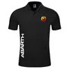 New Brand POLO Shirt Men Cotton Fashion Solid Color abarth Polo shirt Summer Short sleeve Casual Business polos Shirts 210329
