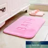 Coral Velvet Bath Mats Slow Rebound Carpets Floor Mats Bedroom Doormat Soft Kitchen Absorbent Non-Slip Memory Foam Toilet Rugs Factory price expert design Quality