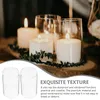 Lamp Covers & Shades 4Pcs Transparent Aroma Shade Dust-proof Glass Cover Clear Candle