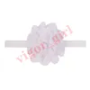 2022 Children's Hair Accessories Chiffon head flower Baby elastic hairs band for Baby 8colors