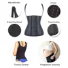 Body Shaper 25 Steel Bones Latex Vest Waist Trainer Slimming Underkläder Bodsuit Slimming Belt Modellering Strap Shapers 211112