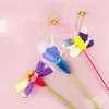 猫のおもちゃプラスチックペットおもちゃ杖おかしなドラゴンフライニンジン蝶キャッチャーティーザースティック猫用kitten7925298のインタラクティブ