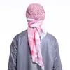 Шарфы и исламская одежда мужчина саудовский арабский Дубай традиционные костюмы мусульманские аксессуары тюрбана молитва шляпа клетки плед платок 140 * 140см