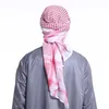 Sciarpe Abbigliamento islamico Uomo Arabia Saudita Dubai Costumi tradizionali Accessori musulmani Turbante Cappello da preghiera Foulard scozzese 140 * 140 cm