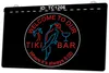 TC1206 Tiki Bar Where It's Always 5 Lichtschild, zweifarbige 3D-Gravur