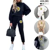 Dames twee stuk broek bikinis geheime vrouw warme solide hoodie sets sweatshirts en lange broek fashion trainingspakken dames sweatshirt jogger su