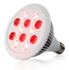 Amazon top 36W 24W E27 Ampoules Panneau de Thérapie par la Lumière Rouge 660nm LED Lumières Infrarouges visage thérapies Lampe pour Soins de la Peau