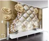 Wallpapers Custom Wall Mural Modern Art Painting High Quality Wallpape Gold Full House Jewelry TV Background Paper
