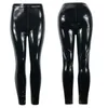 Brand Women High Waist Skinny Pants Shiny PU Patent Leather Leggings Trousers Club Party Sexy Slim Fit Solid Fashion