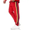 メンズパンツHeflashor Jogging Men Striped Sport Sweatpants runining breathable Elasticity FitnessトラックパンツズボンDrak22