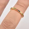 ANDYWEN 925 Sterling Silber Multi Farbe Ringe Regenbogen Schwarz Weiß Luxus Frauen Partei Schmuck Für 2020 Rock Punk Kristall Schmuck x0715