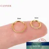 Boucles d'oreilles CANNER pour femmes en argent sterling 925 véritable, anneau nasal en zircon micro-incrusté, piercing de cartilage, boucles d'oreilles à tige, bijoux Prix d'usine, conception experte Qualité