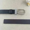 Toppjusterbart kvalitetsläder Balck Belt för män Jeans Classic Brand Designer Luxury Fashion Belts With Gifts Box