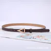 Designer Fashion Belt Vbelt Women039s Similpelle Pu con gonna da abito Cintura sottile Net Red Fashion Creative6597576