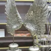 Europa Home Decoration Akcesoria Anioł Wings Statua Nowoczesny Figurka Salon Sypialnia Office Decor Ozdoby Art Rzeźba 210811