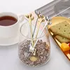 Ouro de Aço Inoxidável / Prata Ramo de Árvore Sobremesa Colher Fruta Fruta Coffee Morto Leite Tea Utherware Gift Gift Forks Wll414