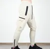 Jesień Męskie Spodnie Hip Harem Joggers Spodnie Nowe Male Spodnie Męskie Solidne Multi Kieszonkowe Spodnie Cargo Skinny Fit Splud