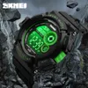 Nieuwe SKMEI Merk Mannen LED Digitale Militaire Horloge 50 M Waterdichte Dive Zwemmen Drsports Horloges Mode Outdoor Horloges X0524