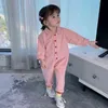 Dzieci Odzież Kombinezon Jesienią Cute Girls Casual List Tooling Denim Dziecko Dzieci Ubrania Japanes Koreański Styl 1-7 Y 211101