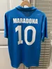 96 87 88 89 90 91 92 93 Napoli Retro fotbollströjor Coppa Napoli Maradona Vintage Calcio Klassiska Vintage fotbollströjor 1986 1987 1988 1989 1991 1993 Långärmad