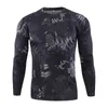 Tactical Camouflage Long Sleeve T Shirts Men Breathable Quick Dry O-Neck Fitness T Shirt Multicam Camo Army Military T-Shirts 210726