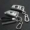 10Pieces/Lot Anti-lost Car Keychain Phone Number Card Keyring Leather Bradied Phone Number Plate Key Ring Auto Vehicle Key Chain Accessorie