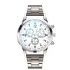 Relógios de pulso relógios relógios de luxo quartzo assista aço inoxidável Dial de aço casual Bracele elegante Analog Sports Masculino Reloj79666577