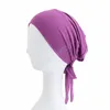 Macio modal muçulmano turbante chapéu interior hijab tampão islâmico underscarf bonnet elástico india chapéu feminino headwrap turbante mujer