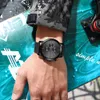 Męskie zegarki CrRju Zegarki Chronograph Wodoodporna Data Analogowy Quartz Moda Biznes Wrist Watches dla mężczyzn Relogio Masculino 210517