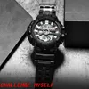 LEDブレスレットデジタルワチスマールブランドラグジュアリークロック男性のミリタリーウォッチアラームレリーゴーモントル1532B腕時計スポーツ防水Q0524
