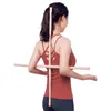 Yoga vara confortável ferramenta de alongamento de corpo para artistas marciais dançarinos abertos ombro traseiro corcunda corretiva acessórios