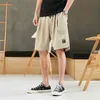 Summer Men Harem Shorts Streetwear Knee Length Oversize Short Jogger Pants Baggy Casual Beach Big Size 8XL 210806