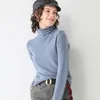 Suyadream Woman Effen Wol Sweaters 100% Wol Turtleneck Effen Pullovers Fall Winter Bottoming Shirts Knitwear 210917