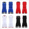 2021 män team basket jersey sätter pantaloncini da korg sportkläder springa kläder vit svart röd lila grön 36 0807