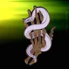Pins, broches Espírito Spudy Snake Skull Esmalte Pin Bruxa Mãos Tarot Card Halloween Brocalho Estranho Esqueleto Distintivo Presente Assustador