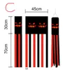 할로윈 호박 유령 유령 윈드 콕 배너 매달려 장식 깃발 깃발 깃발 야외 정면 야드 파티 장식 검은 오렌지 화이트