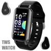 Top Seller Watch NDW01 HiFi Qualidade do som TWS Fone de ouvido + Sports Health Monitoring SmartWatch Dois em um Earbuds Watches SmartWristBand